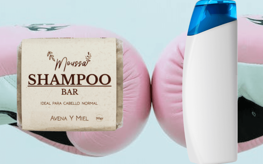 Shampoo en barra vs liquido